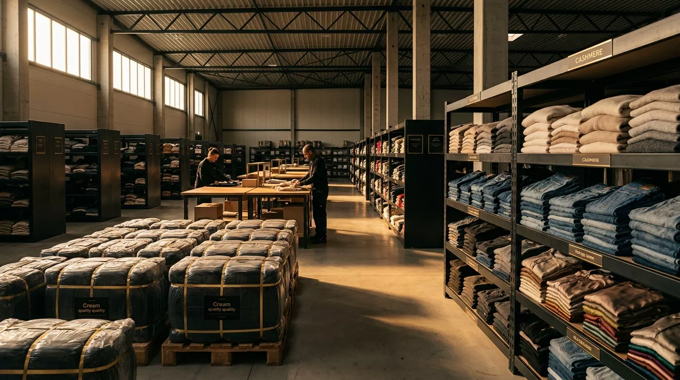 Hurtownia odzieży cream - bele najwyższej jakości odzieży używanej