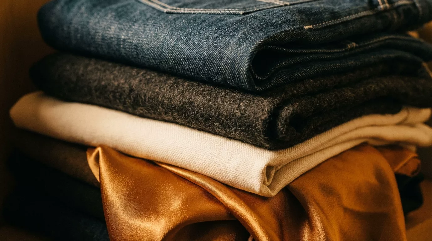 Rodzaje paczek vintage — tkaniny i jakość