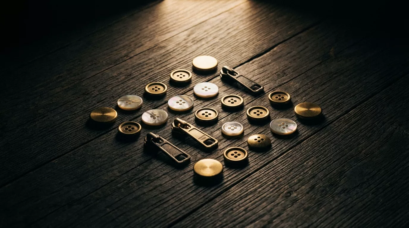 Guziki i detale Ralph Lauren — autentyfikacja